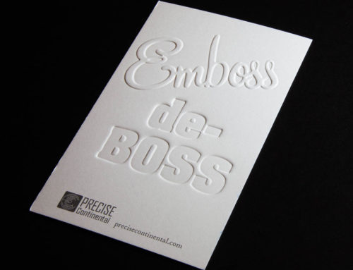 Project Spotlight: Precise Continental Emboss/Deboss Reference Guide