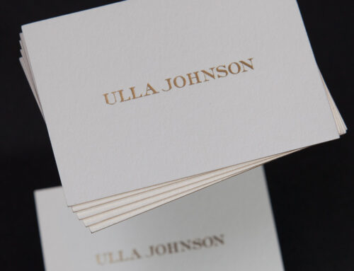 Project Spotlight: Business Card – Ulla Johnson
