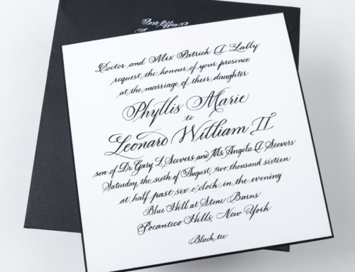 Project Spotlight: Lally Wedding Invitatation