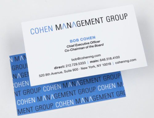 Project Spotlight: Cohen Management Group Business Card