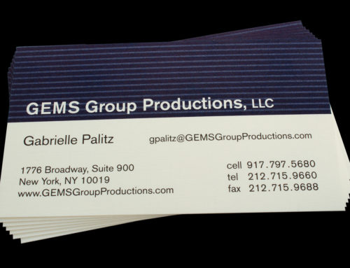 Project Spotlight: GEMS Group Production Business Card